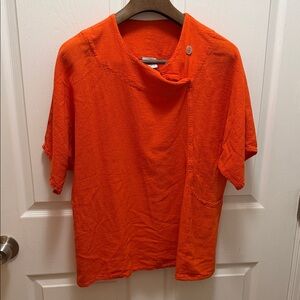 Oh My Gauze! Athena Bold Orange Top